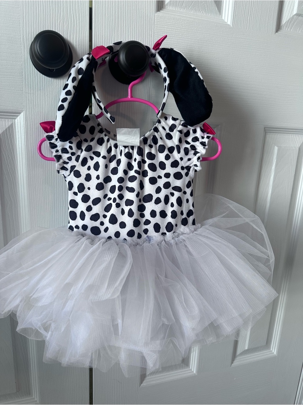 Gymboree Black & White Dalmatian Tutu Costume with Ears